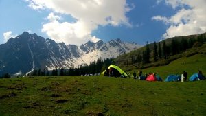 Sar Pass Trek Biskeri Thach Camp Site